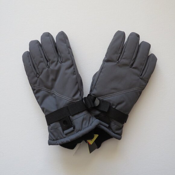 All In Motion Gray Black Winter Unisex Gloves size 8 - 14 - Picture 2 of 12